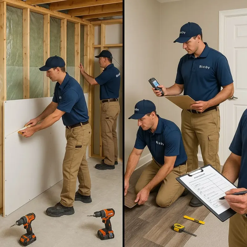 Repairs and Reconstruction process in Northport, AL